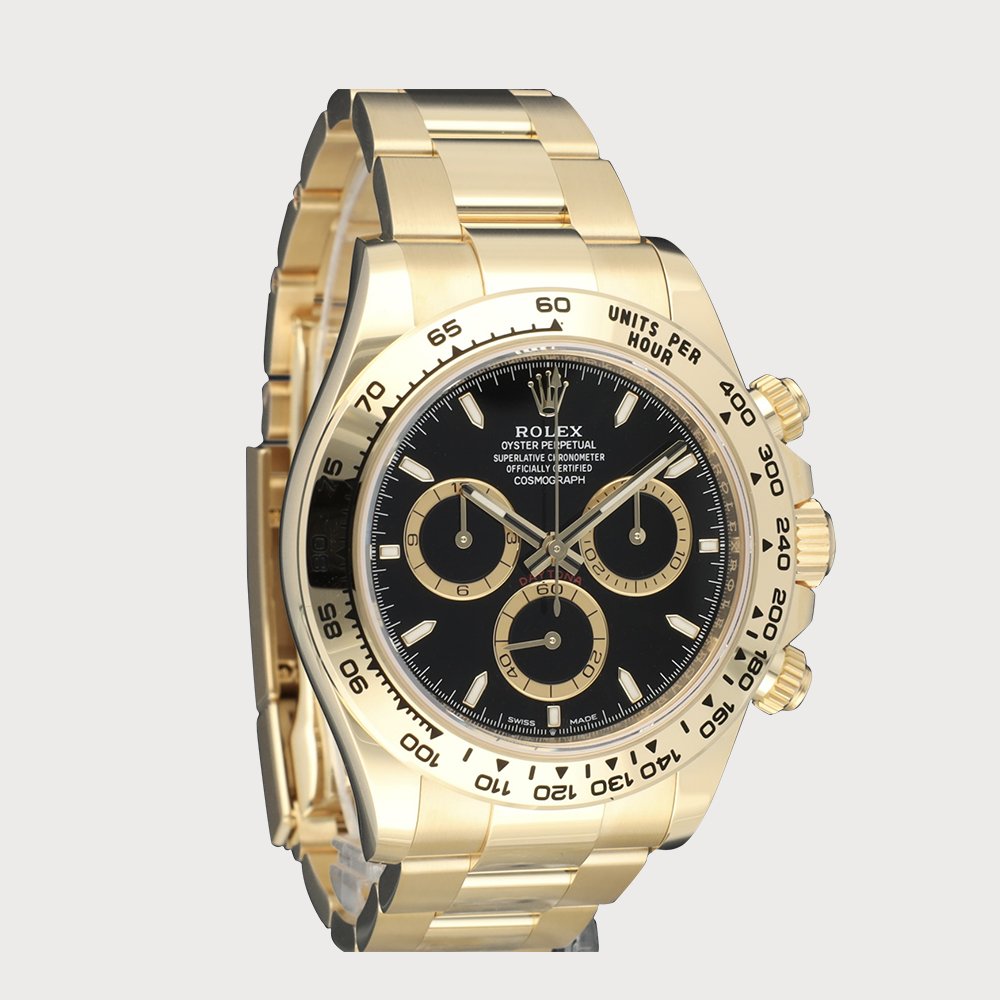 Rolex Daytona In Yellow Gold With Black Dial - view 4