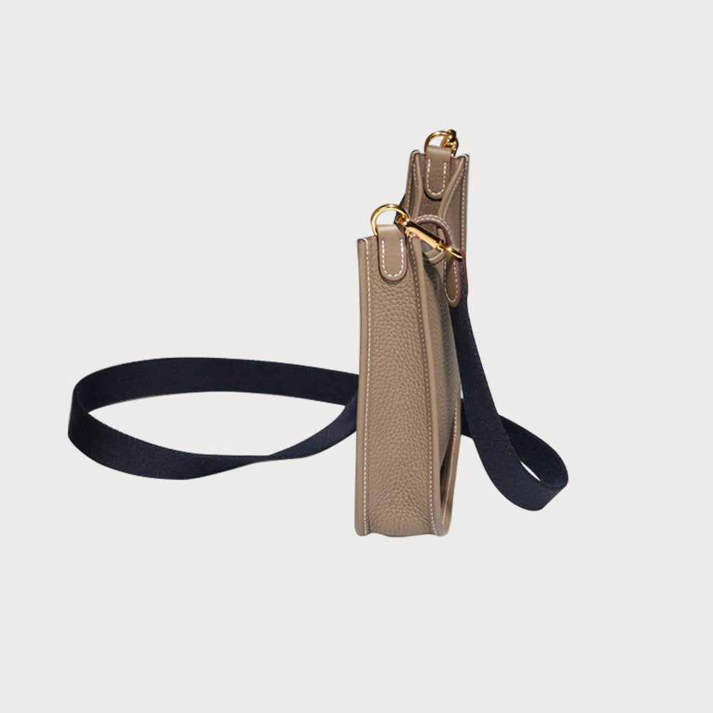 Hermès Evelyne 16 Etoupe With Gold Hardware In Clemmence Leather - view 3
