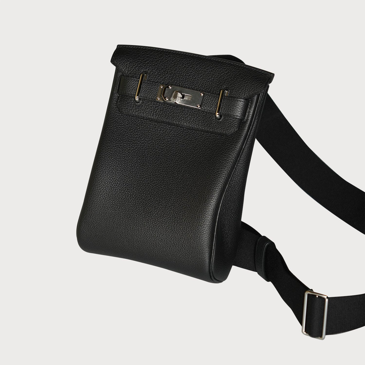 Hermès Hac A Dos Pm Black With Palladium Hardware In Togo Leather