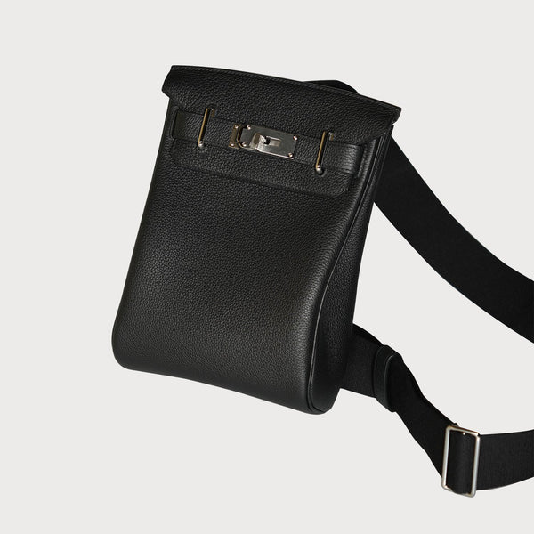 Hermès Hac A Dos Pm Black With Palladium Hardware In Togo Leather