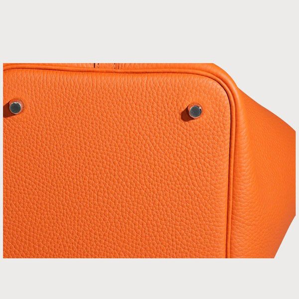 Picotin Lock 22 Orange With Palladium Hardware
