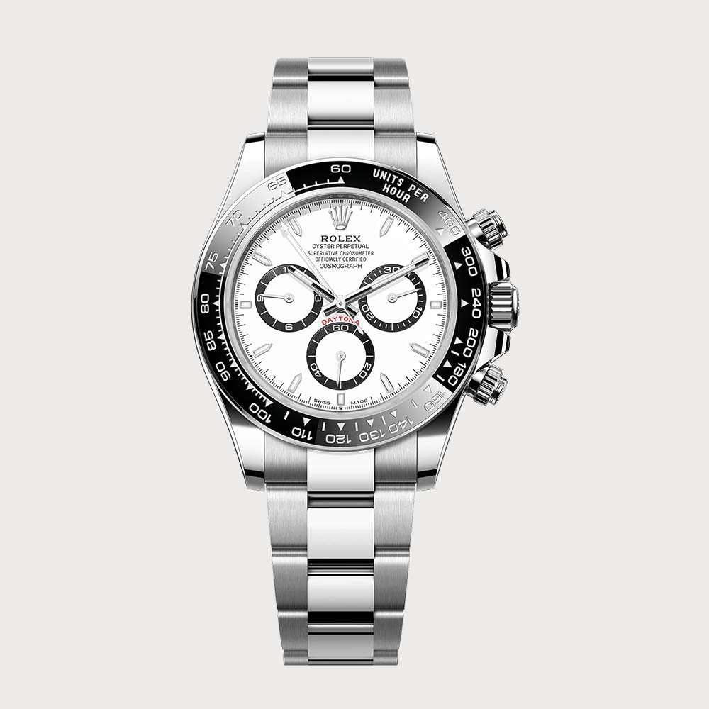 Rolex Daytona White In Stainless Steel
