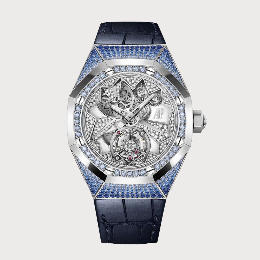 Audemars Piguet Royal Oak Concept Flying Tourbillon With Blue Sapphires & Diamonds