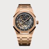 Royal Oak 41 Double Balance Wheel Skeleton In Rose Gold