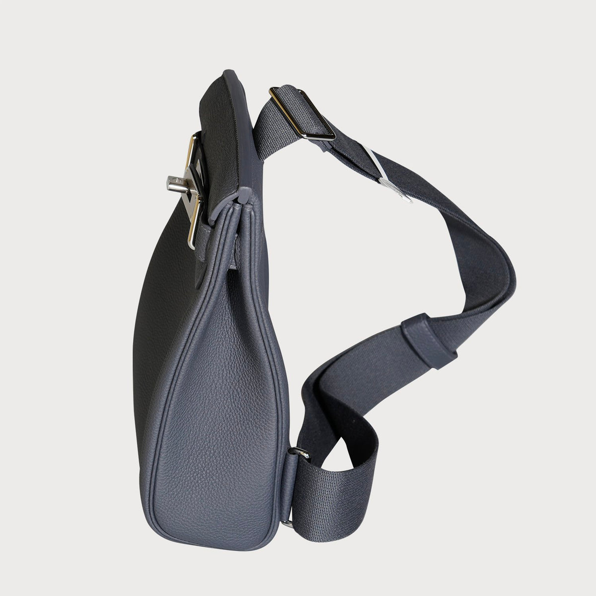 Hermès Hac A Dos Pm Ardoise With Palladium Hardware In Togo Leather - view 9