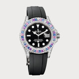 Yacht-Master Cotton Candy Rainbow Pastel Colours Sapphires & Diamonds