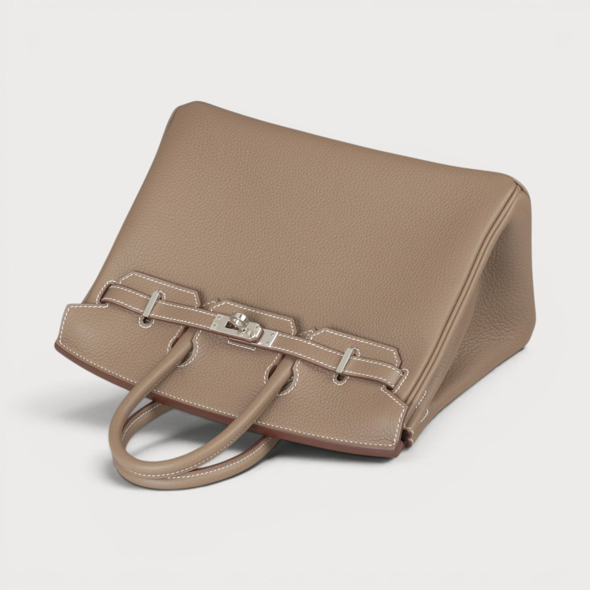Hermes Birkin 25 Etoupe Phw Togo Retourne