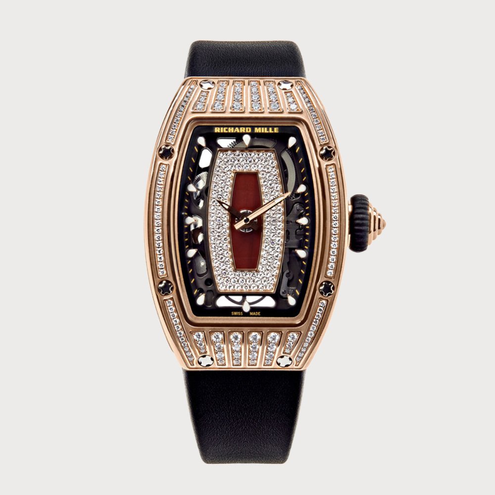Richard Mille Rm07-01 Diamond Set In Rose Gold