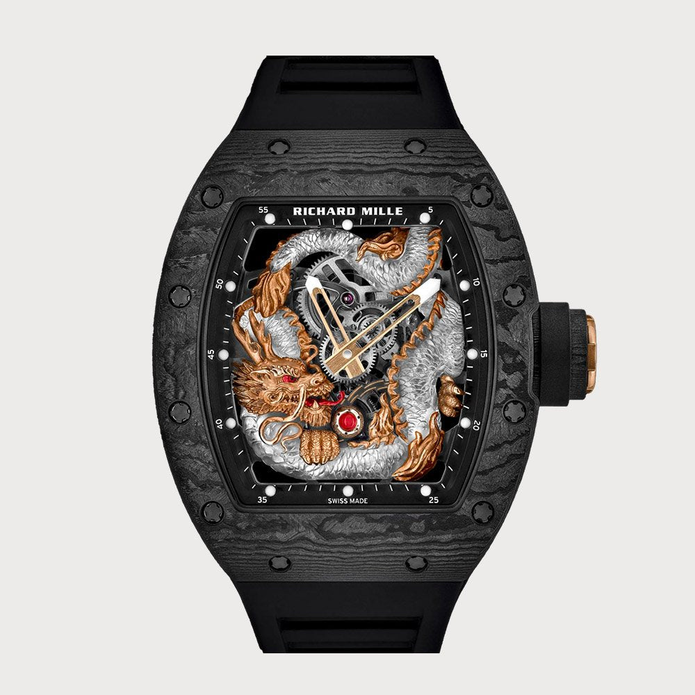 Richard Mille Rm57-03 Sapphire Dragon In Carbon Tpt