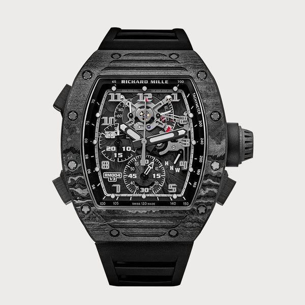 Richard Mille Rm004 Split-Seconds Chronograph In Carbon Nanofiber
