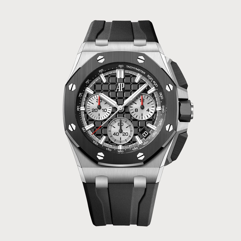 Audemars Piguet Royal Oak Offshore Chronograph Black In Steel