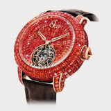 Caviar Tourbillon Baguette Orange Sapphires