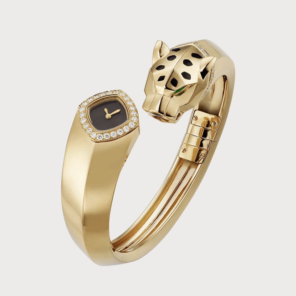 Cartier La Panthère In Yellow Gold With Diamonds