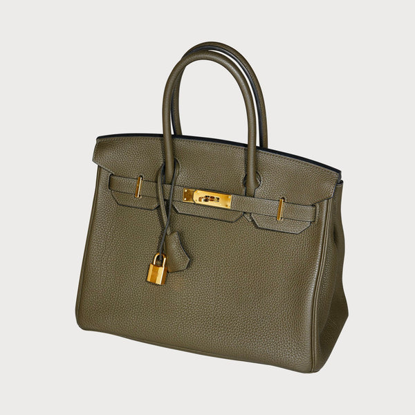 Hermès Birkin 30 Vert Maquis With Gold Hardware In Togo Leather