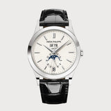 Annual Calendar Moon Phases With White Dial In White Gold