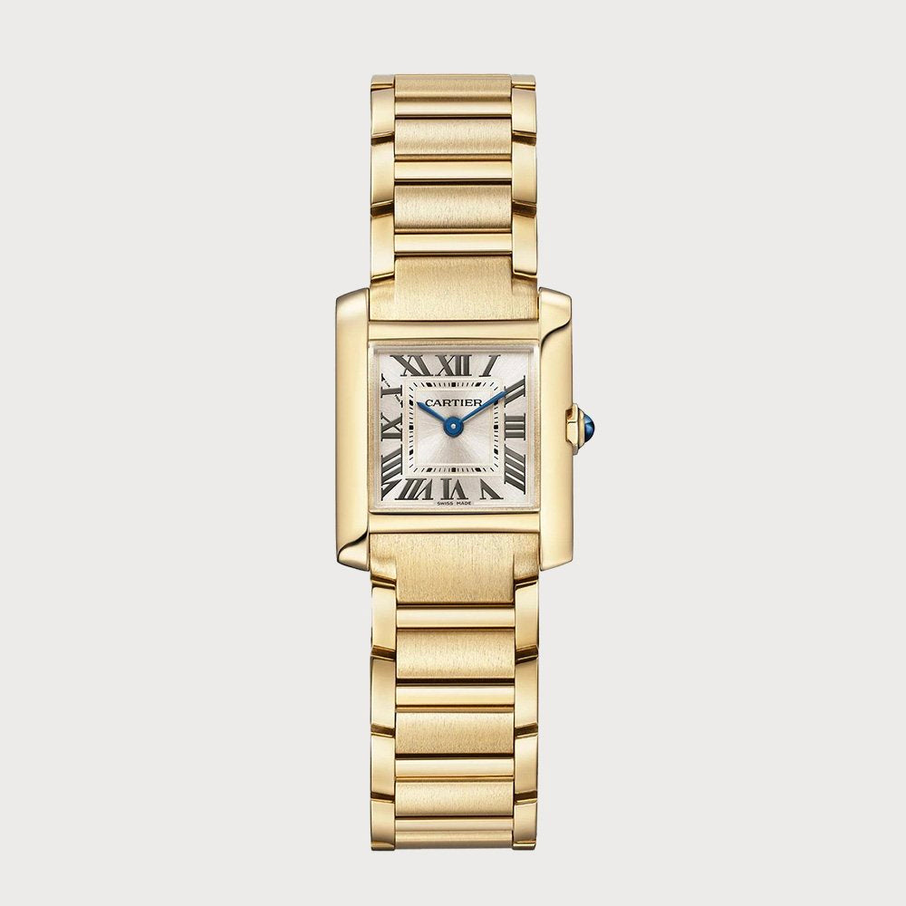Cartier Tank Française Small In Yellow Gold