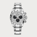 Daytona Meteorite In White Gold