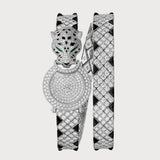 La Panthère Watch Bracelet 23.6mm Diamond Set In White Gold