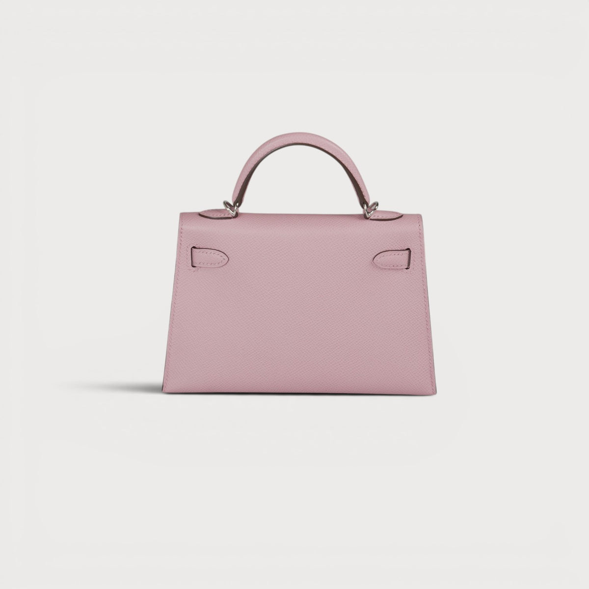 Hermes Mini Kelly 20 Mauve Sylvestre Phw Epsom