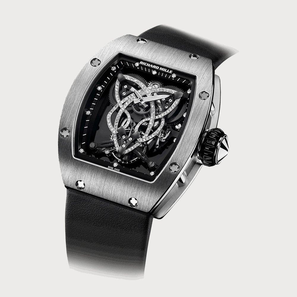 Richard Mille Rm019 Tourbillon Celtic Motif In White Gold