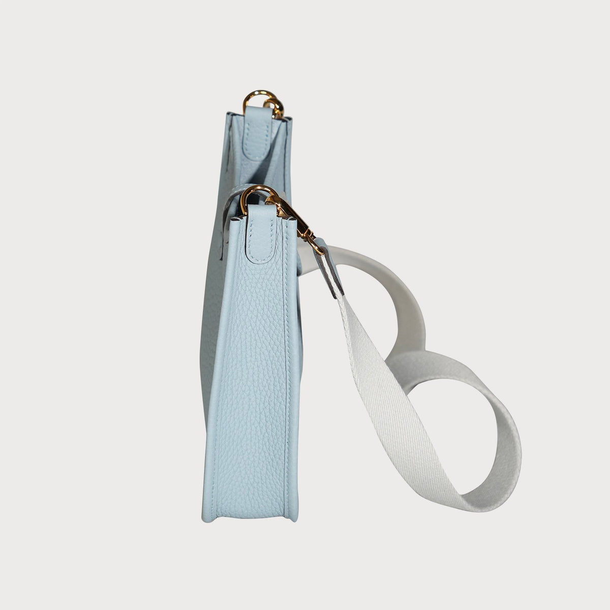Hermès Evelyne 16 Baby Blue With Gold Hardware In Clemmence Leather - view 5