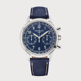 Blue Chronograph In White Gold