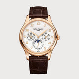 Perpetual Calendar With White Dial In Rose Gold