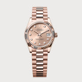 Datejust 31 Rosé Diamond Dial In Rose Gold