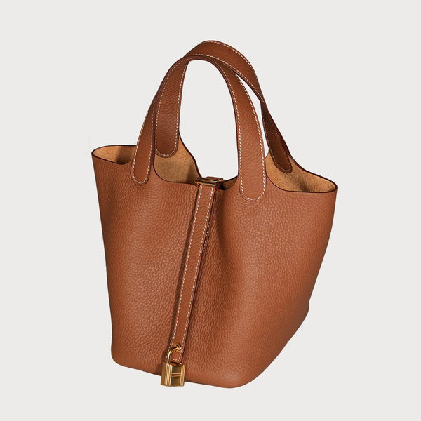 Hermès Picotin Lock 18 Gold With Gold Hardware In Taurillon Clemmence