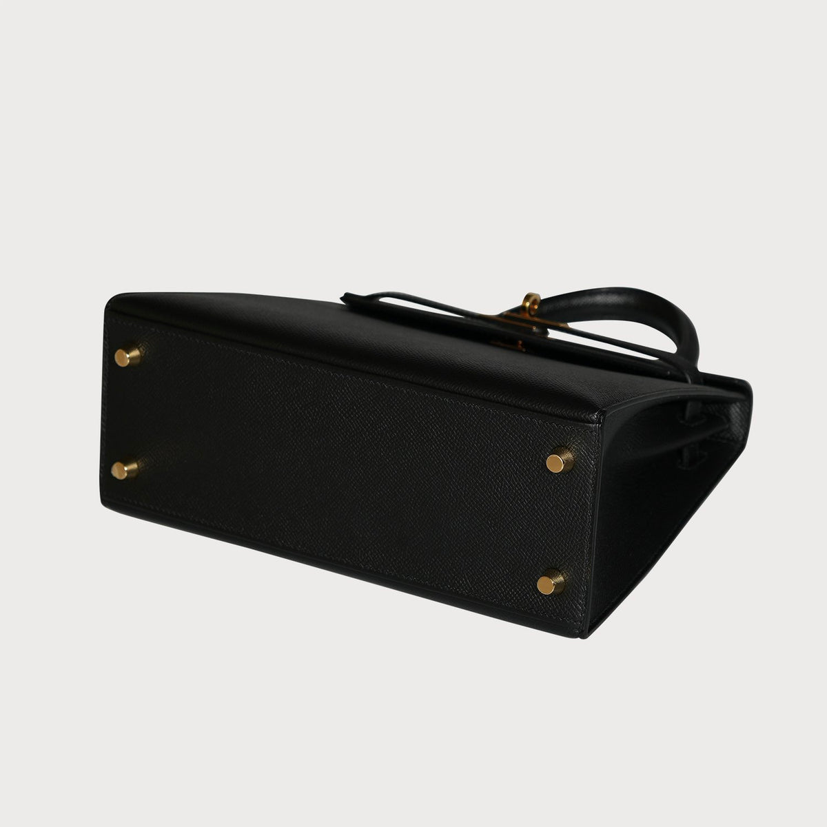 Hermès Kelly 25 Black With Gold Hardware In Epsom Leather - view 14