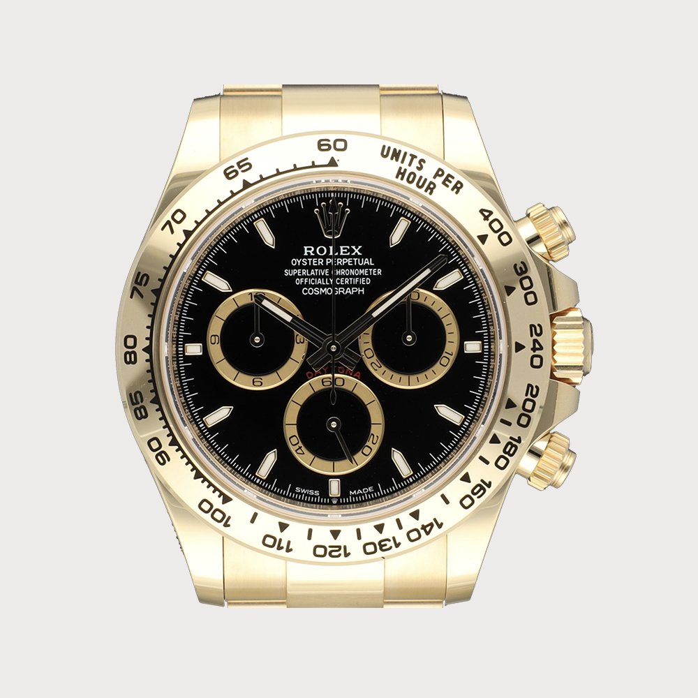 Rolex Daytona In Yellow Gold With Black Dial - view 2