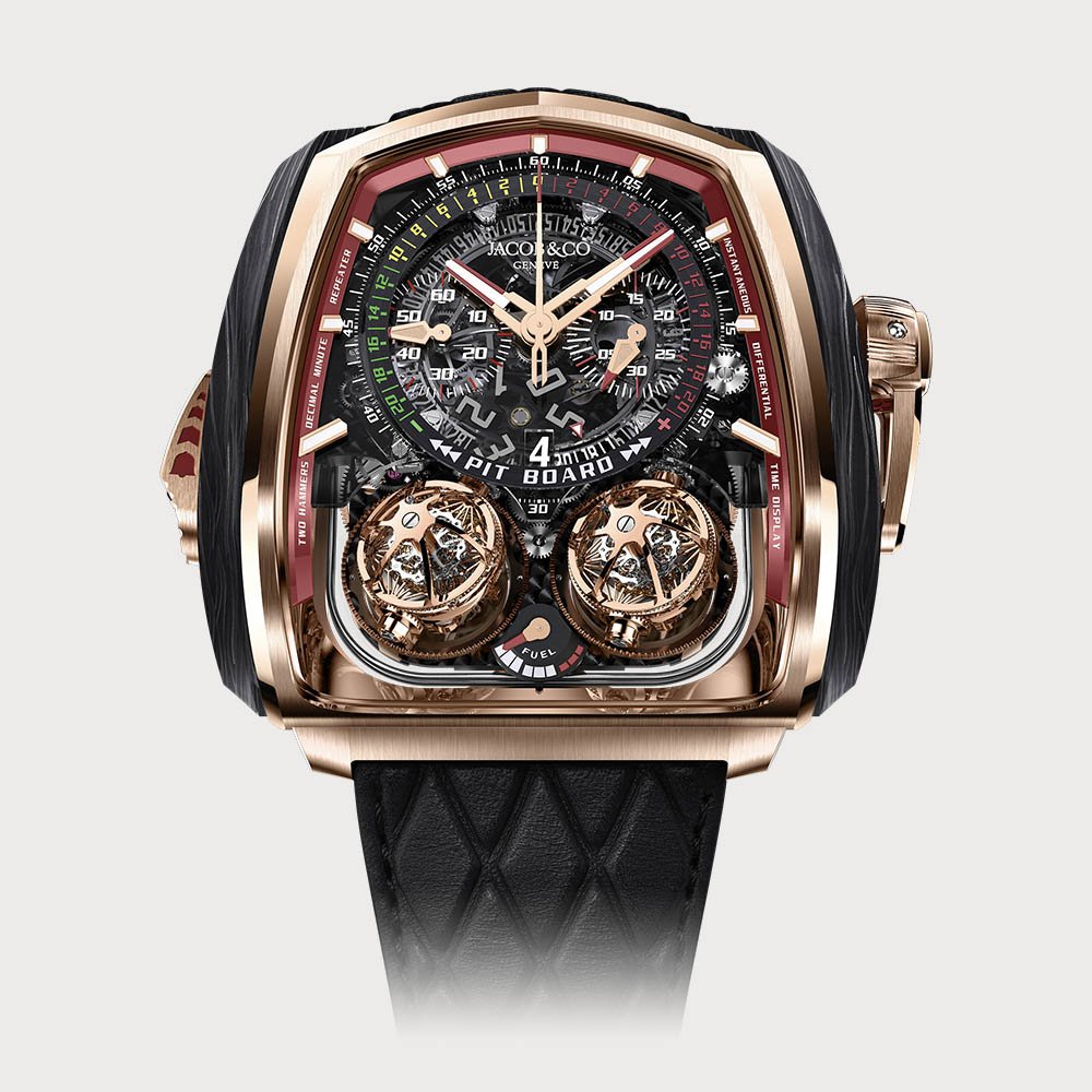 Jacob & Co Twin Turbo Furious In Rose Gold