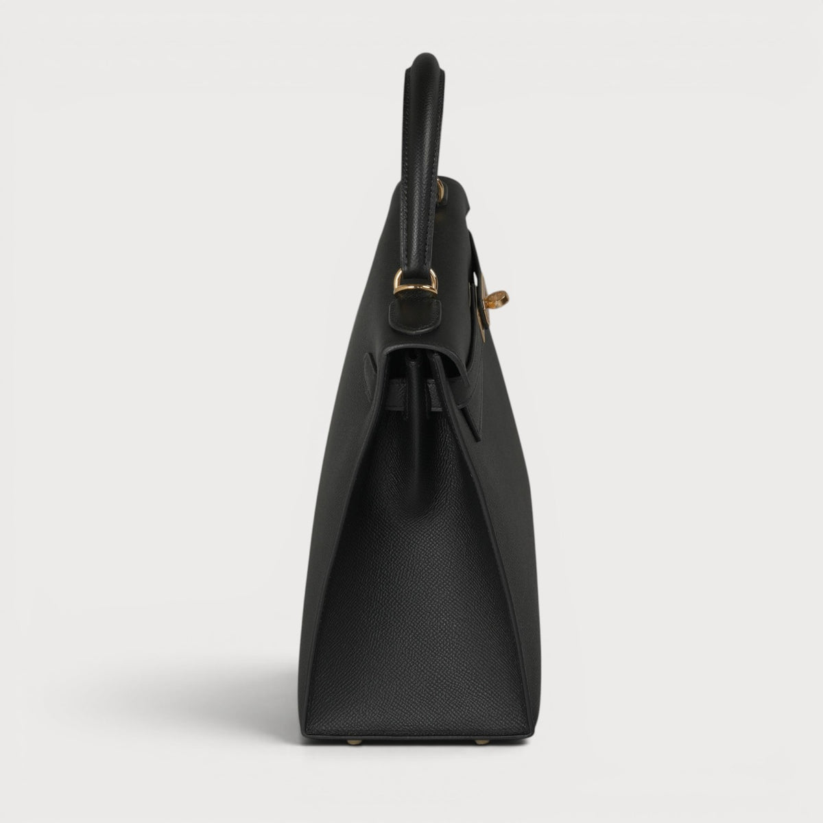 Hermes Kelly 28 Black Ghw Epsom