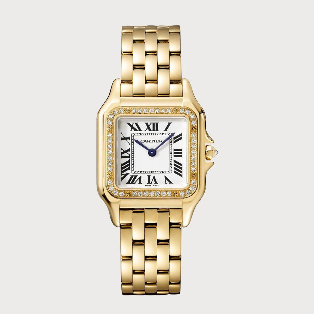 Cartier Panthere Medium, Diamond Set In Yellow Gold