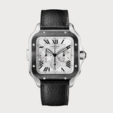 Santos Xl Chronograph In Stainless Steel