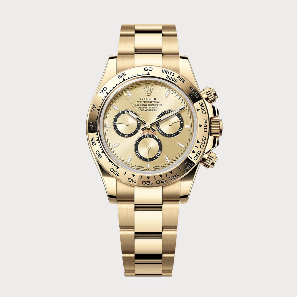 Rolex Daytona In Yellow Gold With Champagne Dial