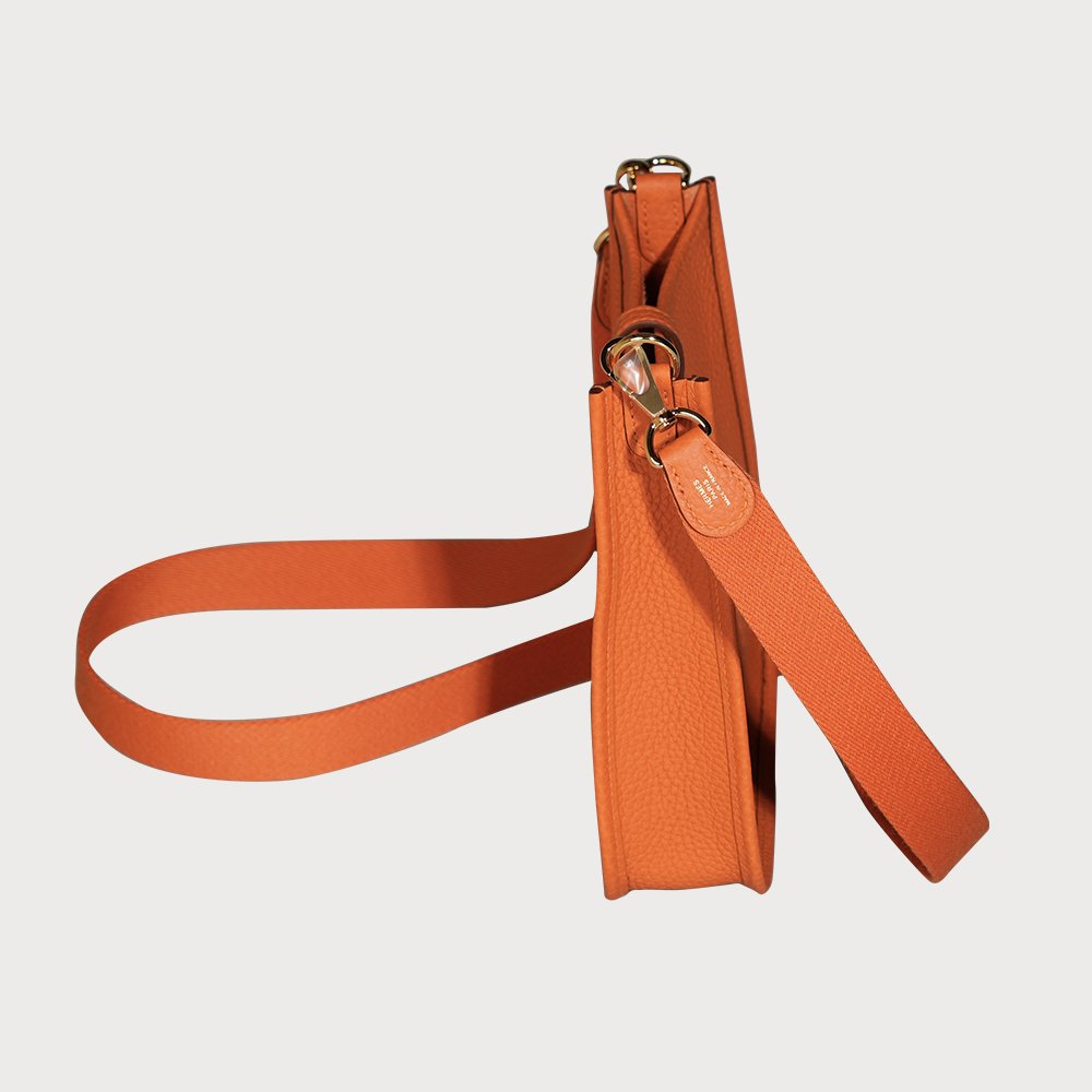 Hermès Evelyne 16 Orange With Gold Hardware In Taurillon Clemmence Leather - view 4