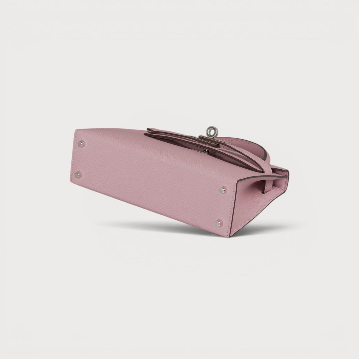 Hermes Mini Kelly 20 Mauve Sylvestre Phw Epsom
