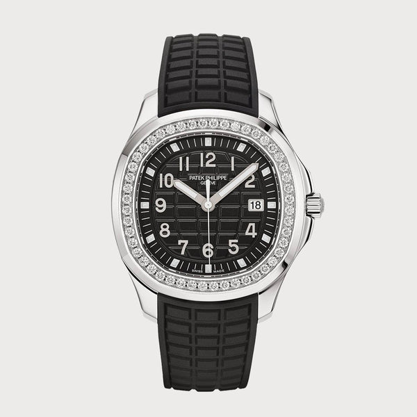 Patek Philippe Aquanaut Luce In Stainless Steel With Black Dial & Diamond Set Bezel