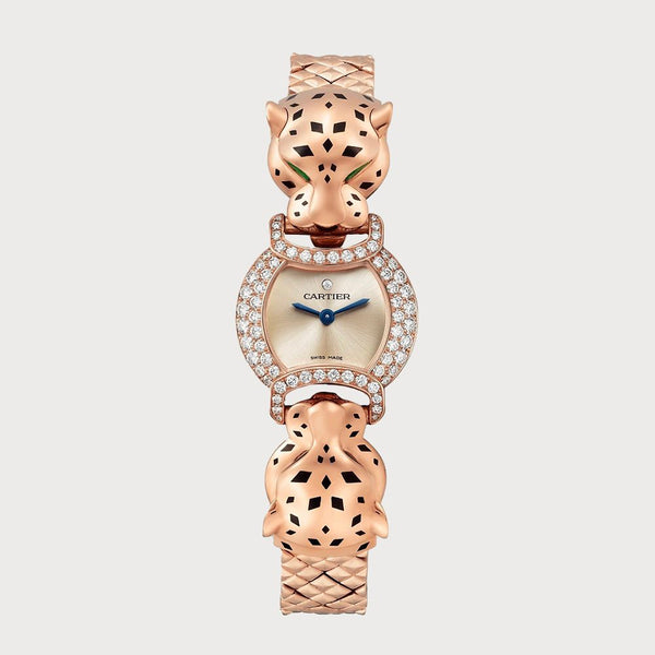 Cartier La Panthère 22,2 Mm In Full Rose Gold With Diamond Set Case