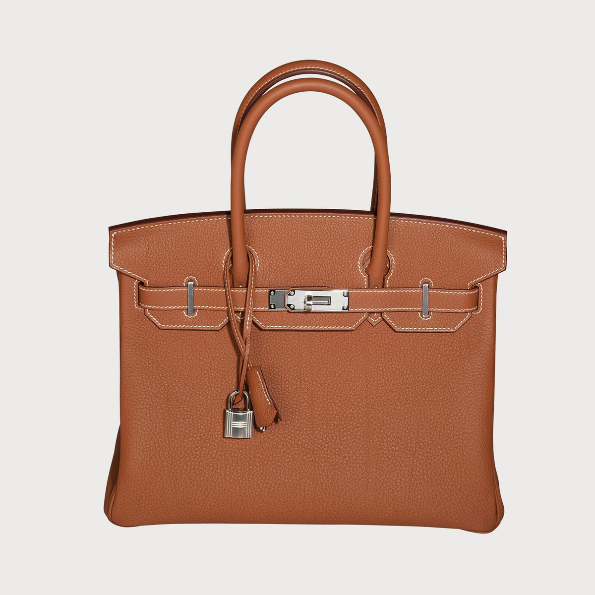 Hermès Birkin 30 Gold With Palladium Hardware In Togo Leather - view 10