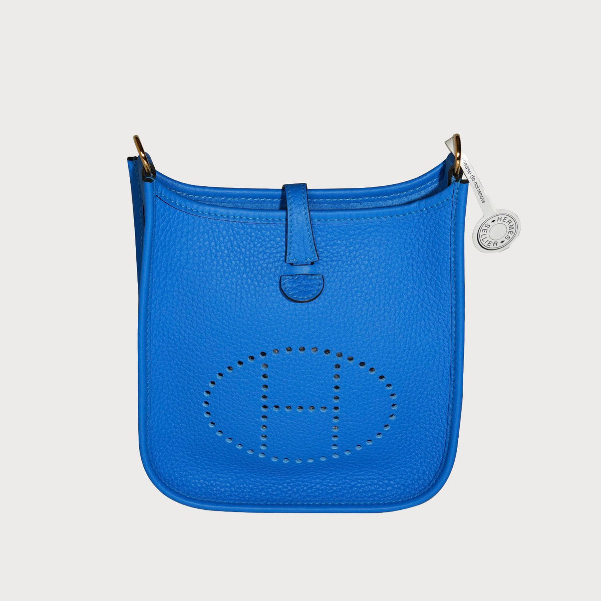 Hermès Evelyne 16 Bleu Hydra With Gold Hardware In Clemmence Leather - view 2
