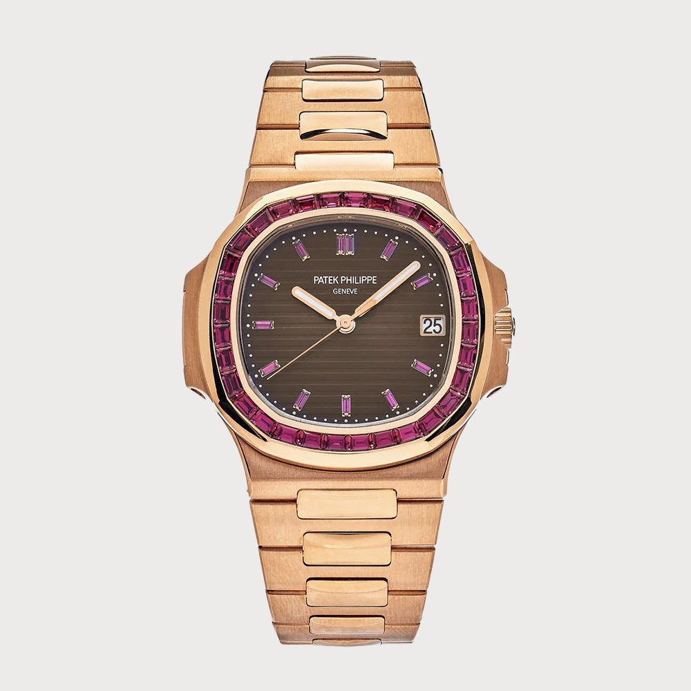 Patek Philippe Nautilus Ruby Baguette Set