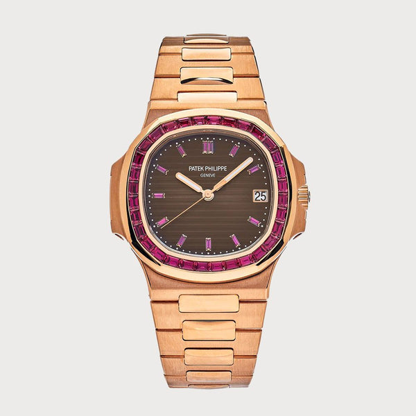 Patek Philippe Nautilus Ruby Baguette Set