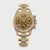 Daytona Eye Of The Tiger Diamond Set In Yellow Gold