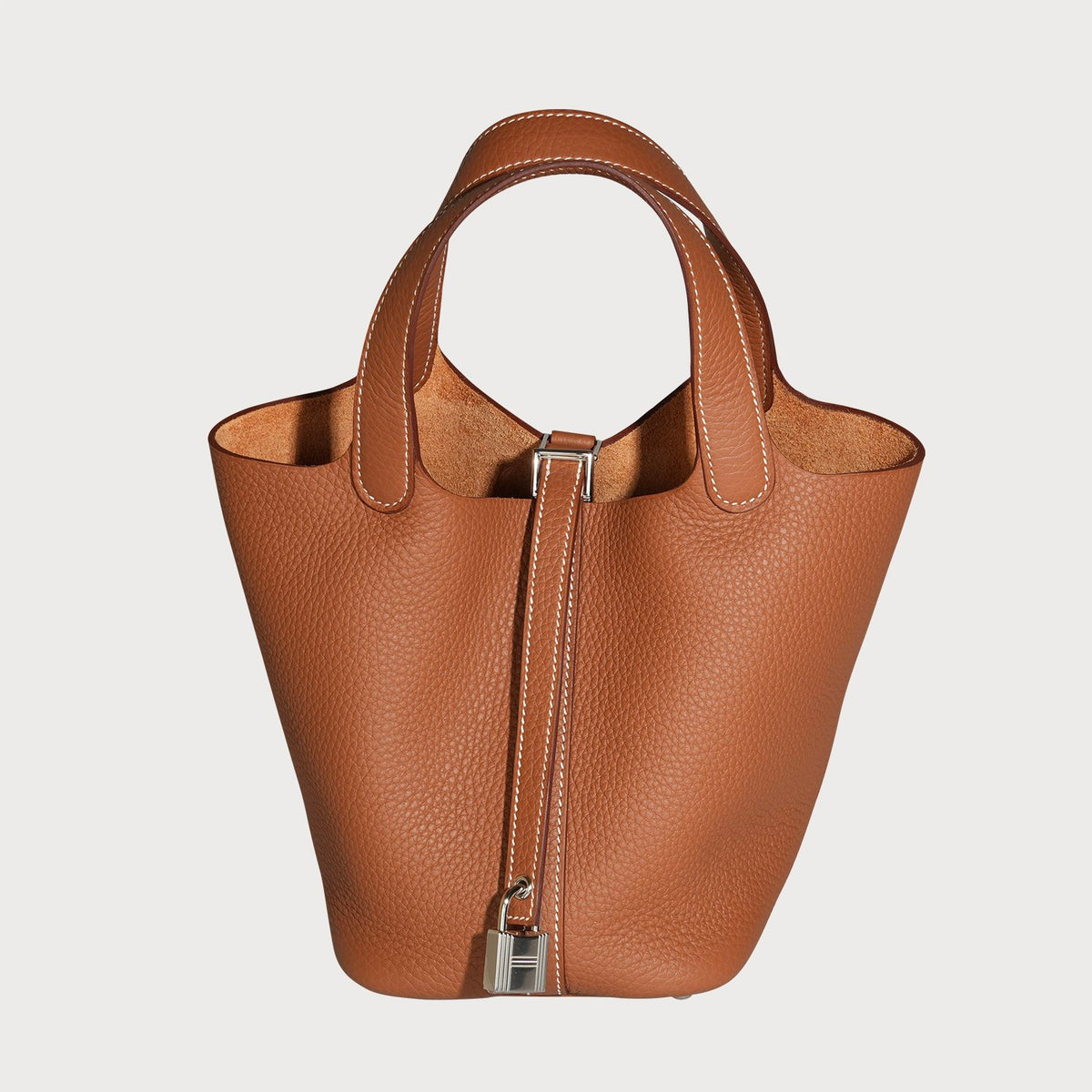 Hermès Picotin Lock 18 Gold With Palladium Hardware In Taurillon Clemmence Leather - view 2