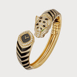 La Panthère In Yellow Gold With Diamonds