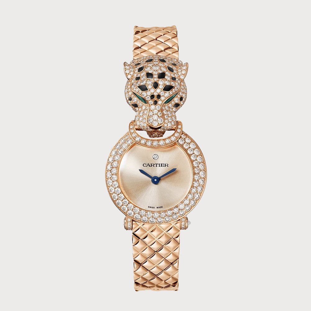 Cartier La Panthère 23,6mm In Full Rose Gold With Diamond Set Case