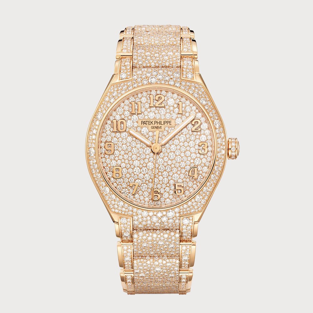 Patek Philippe Twenty~4 Full Diamond Set In Rose Gold