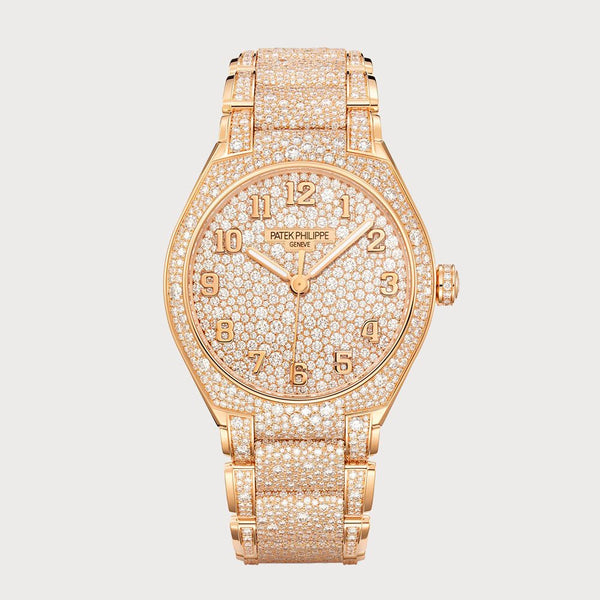 Patek Philippe Twenty~4 Full Diamond Set In Rose Gold